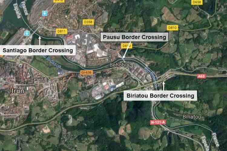 Quelle est la frontière entre la France et l'Espagne ?
